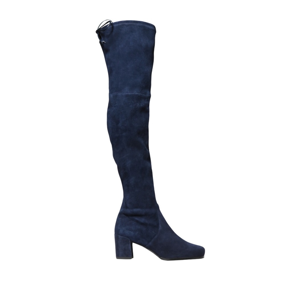 STUART WEITZMAN Hinterland Black Suede OTK Boot - Picture 5 of 6